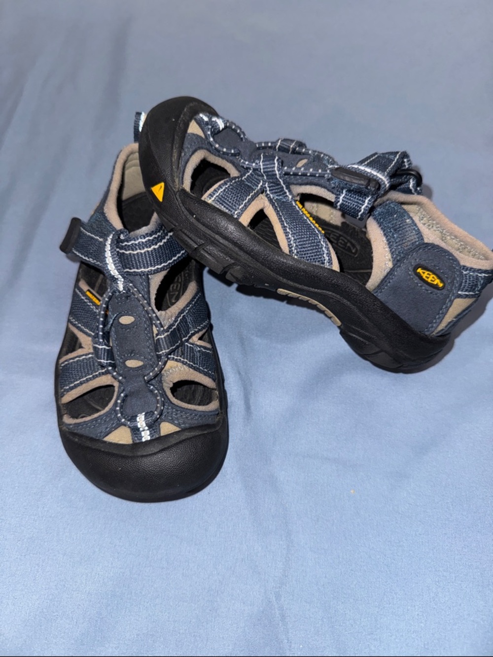 Keen Kids Navy Blue and Black Closed-Toe Sport Sandals